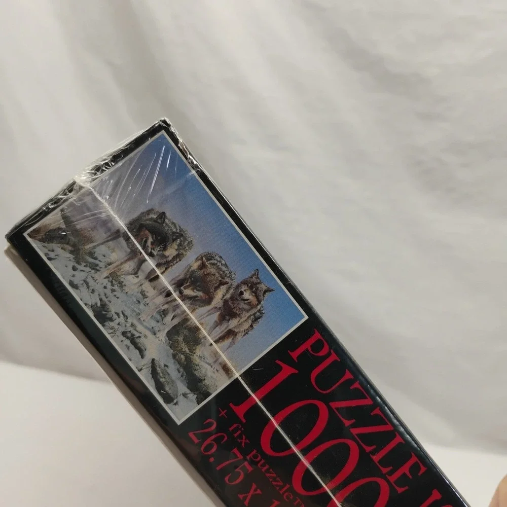 NEW John Seerey Lester Jigsaw Puzzle High‎ Ground Wolves 1000 pieces SEALED 1997
